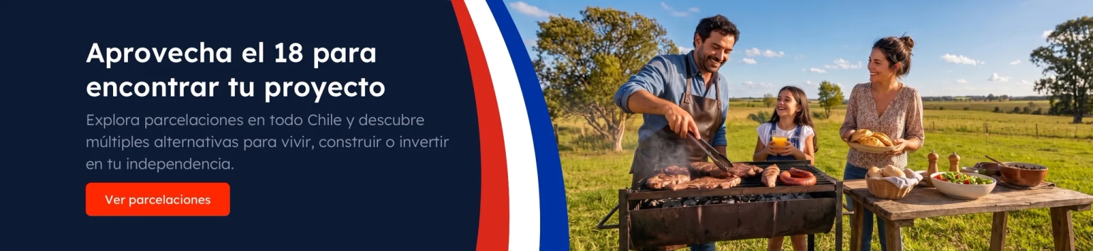 Explora parcelas en todo Chile para vivir o invertir en tu independencia.