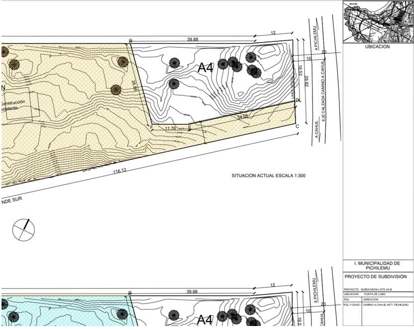 Ruta I-500 a metros del Cruce a Punta de Lobos