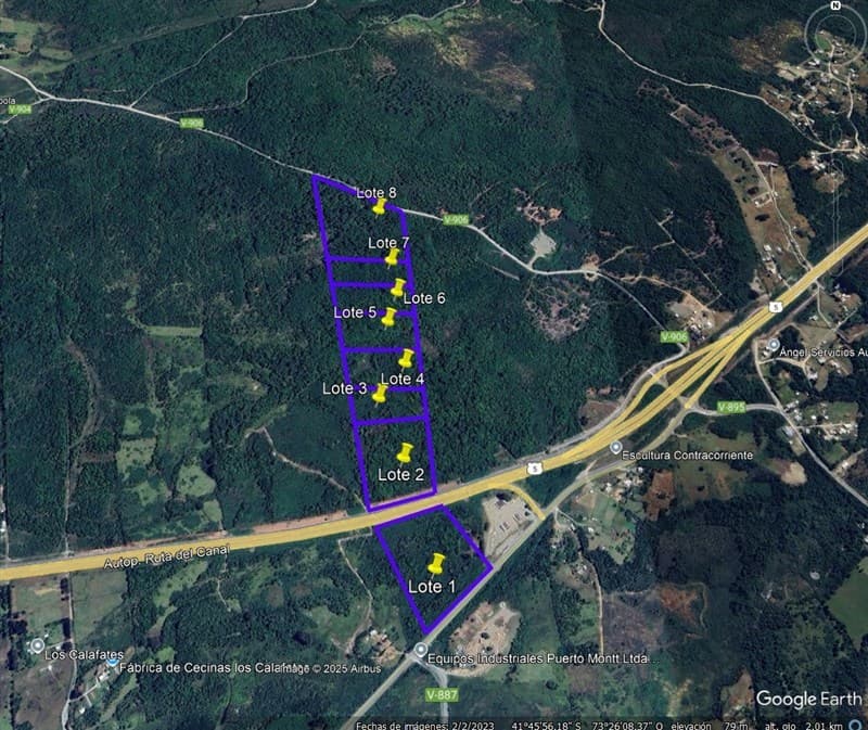 ruta 5 km 1030, camino pargua
