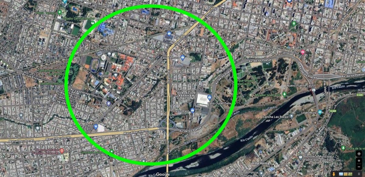 COD37458 Sitio 12.900m2 en sector centrico Temuco