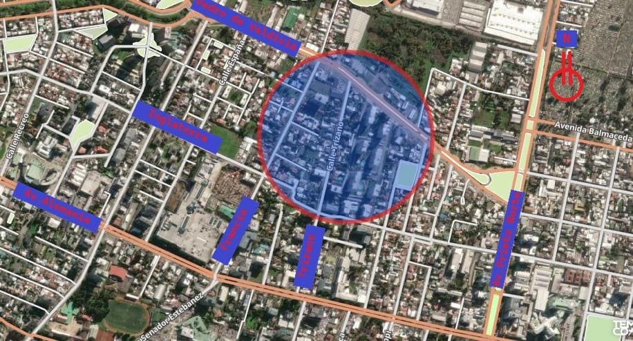 Paño para desarrollos Inmobiliario Avenida Alemania 
