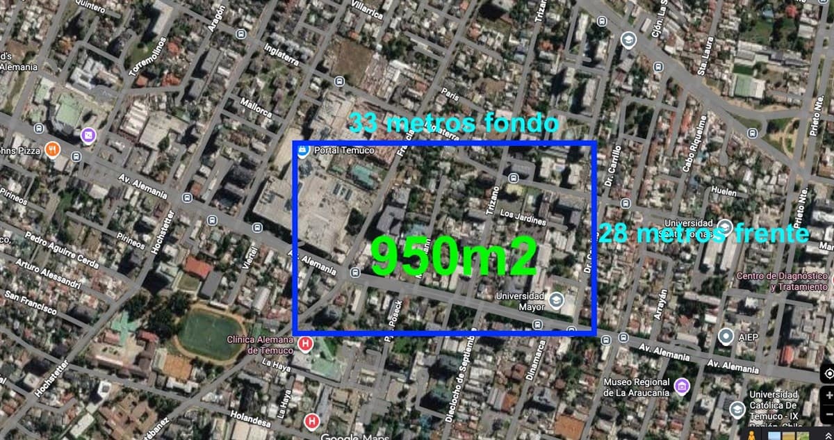 COD40118 Av. Alemania zona alta densidad