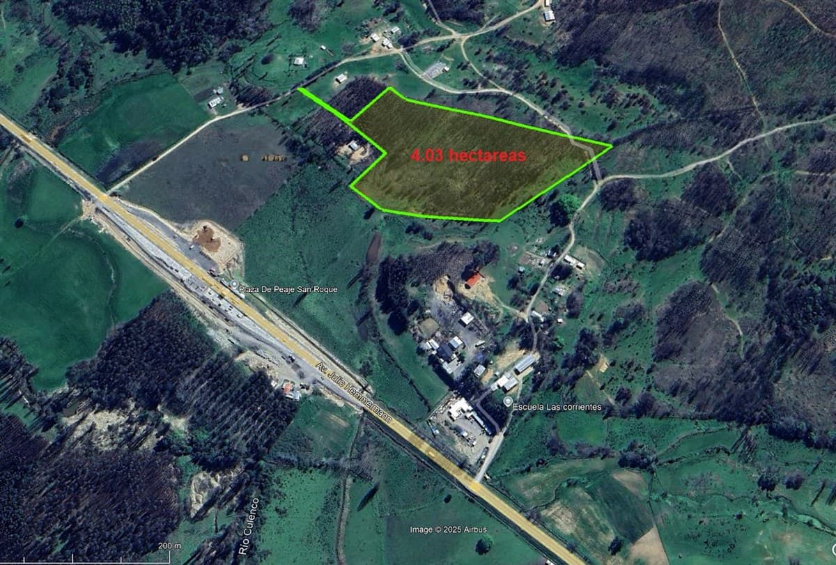 Venta Terreno Agrícola 4 Hectáreas, Rol Propio, Factibilidad Luz y Agua, Cerca Río Biobío - Santa Juana/Nacimiento (Culenco)