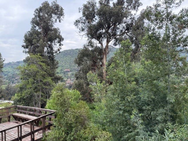 sitio camino a Farellones cerca plaza San Enrique, casa para remodelación
