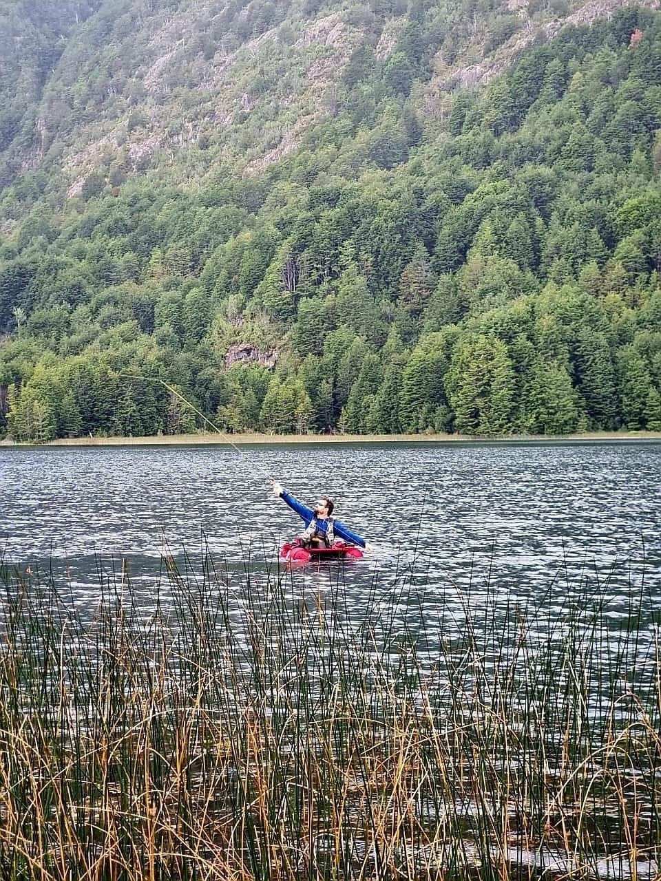 7 Kilómetros río abajo por el Rio Turbio desde el Lago Verde