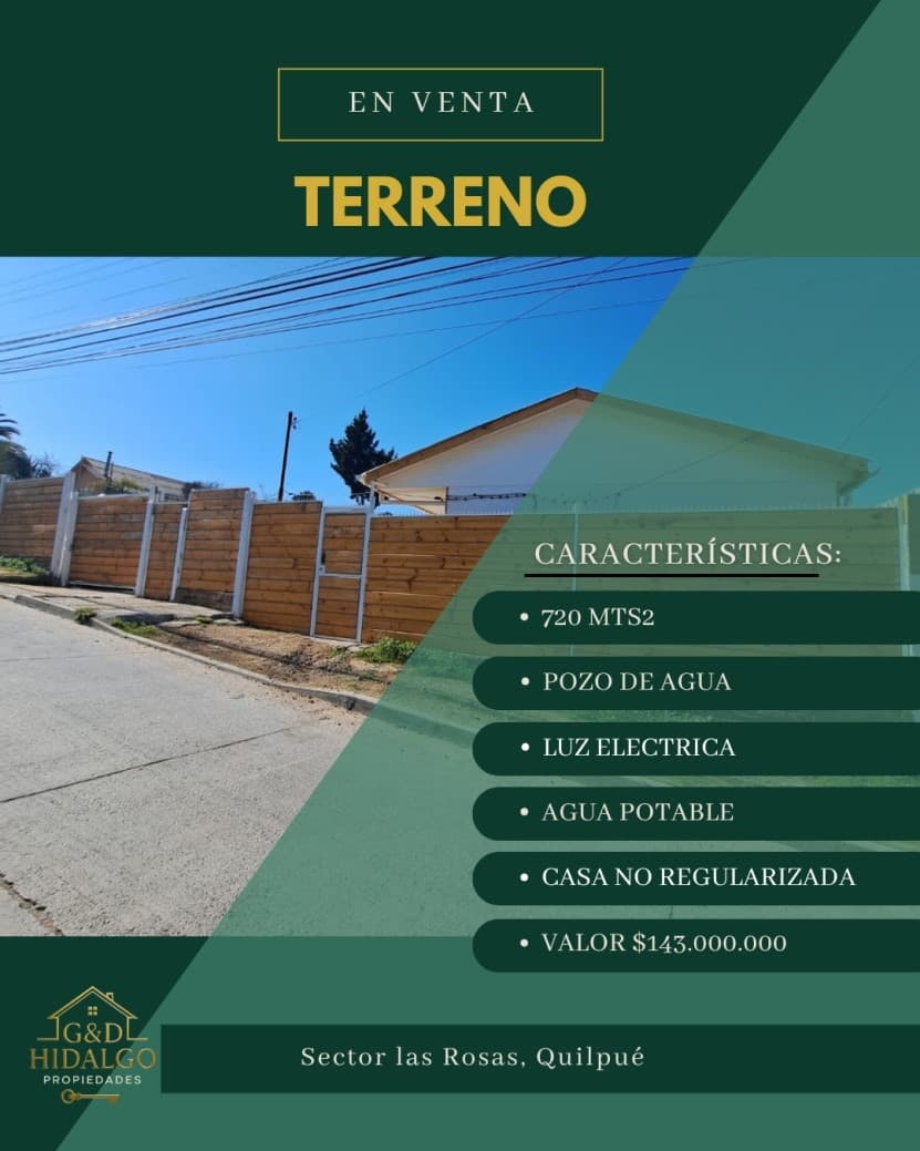 VENDE G&D HIDALGO PROPIEDADES                               