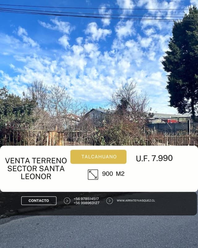 VENTA TERRENO                                               