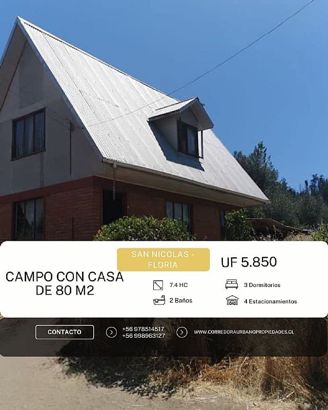 VENTA HERMOSO CAMPO CON ESTERO                              