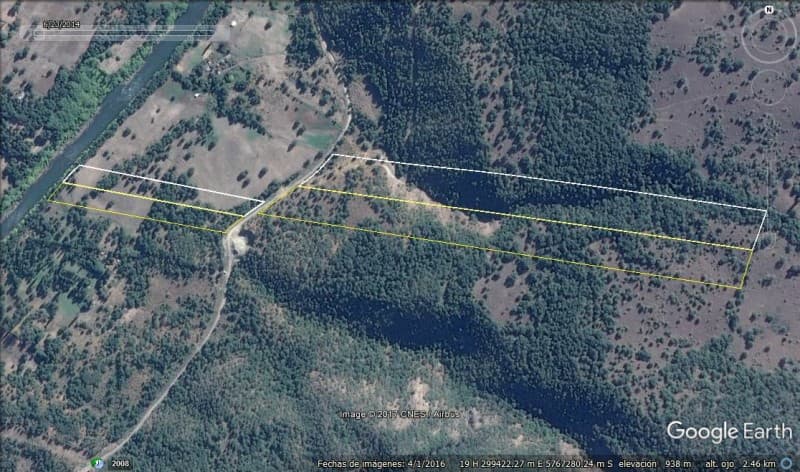 OFERTA DE DERECHOS EN HERMOSO TERRENO EN LONQUIMAY          