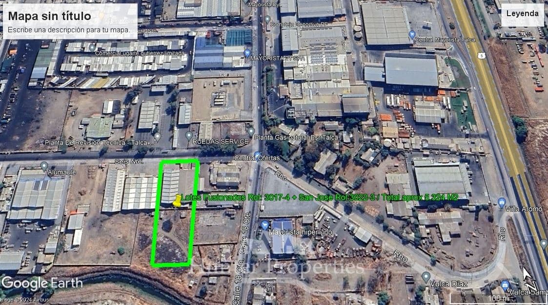 6 norte al llegar a 18 oriente, sector Parque Industrial , Al frente de la planta de revisión Técnica