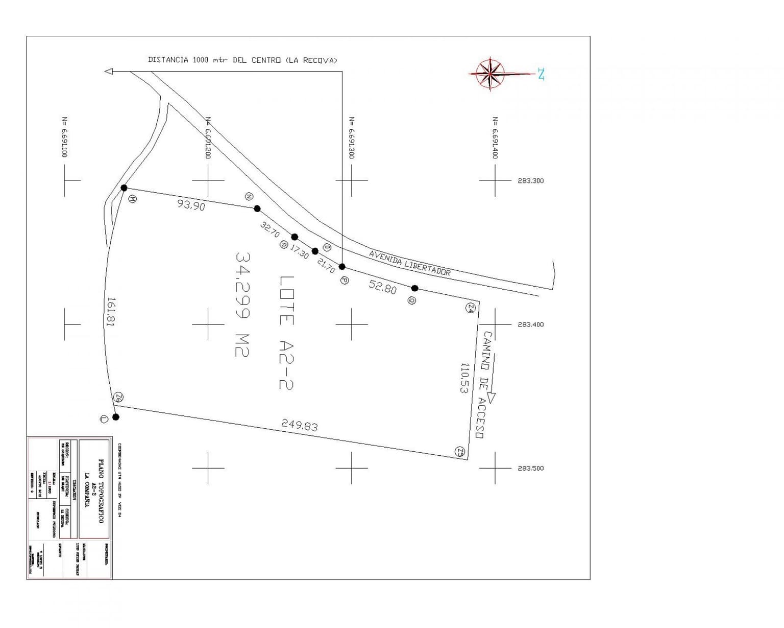 SECTOR PUENTE EL LIBERTADOR COMPAñíA ALTA
