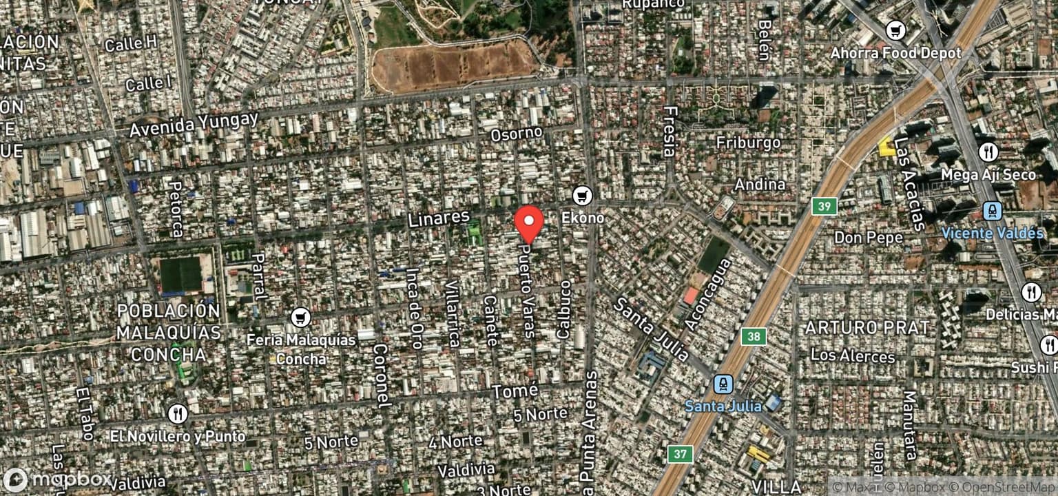 Vista previa de la ubicación