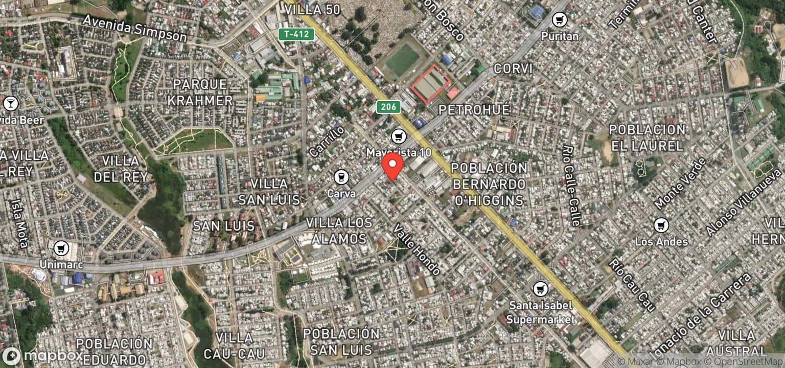 Vista previa de la ubicación