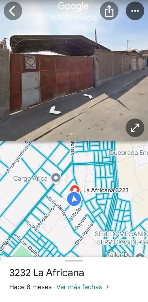 La Africana 3223, Arica, Región de Arica y Parinacota 1000000, Chile