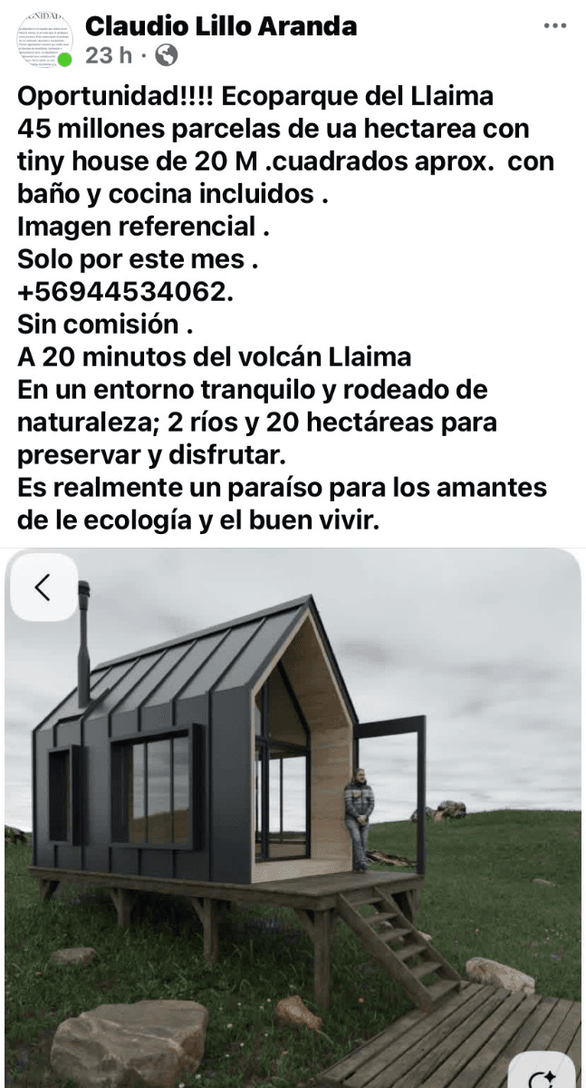 Ruta Interlagos, Vilcún, Región de La Araucanía 4880000, Chile