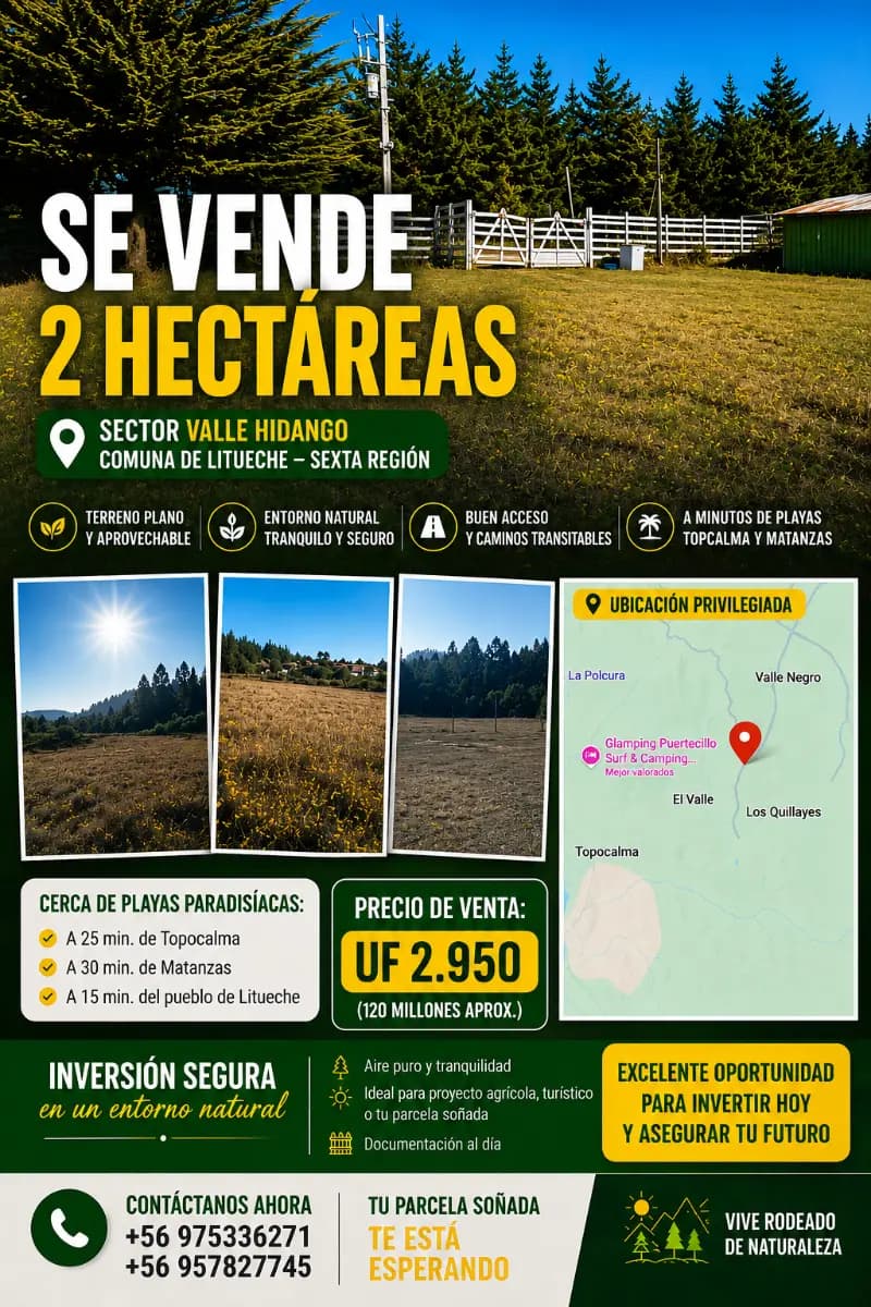 Valle Hidalgo, Navidad, Región de O'Higgins 3230000, Chile