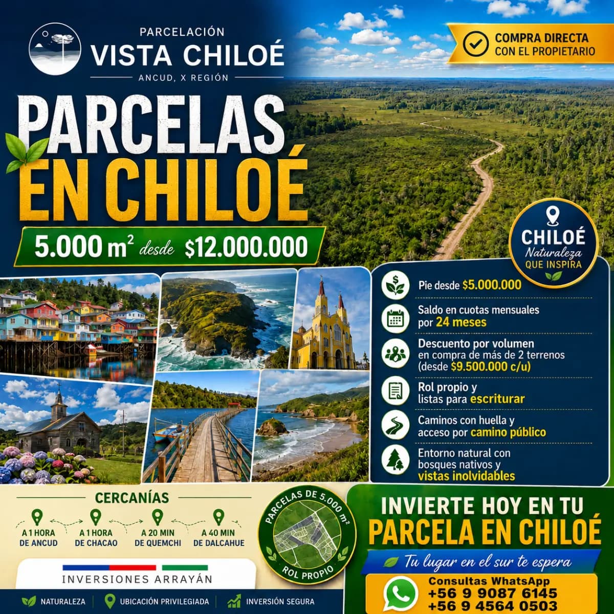 Chiloé, Puerto Montt, Región de Los Lagos 5480000, Chile