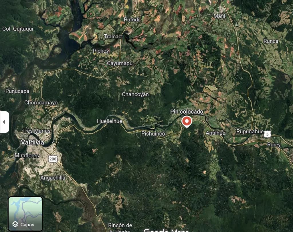 Antilhue, Valdivia, Región de Los Ríos 5090000, Chile