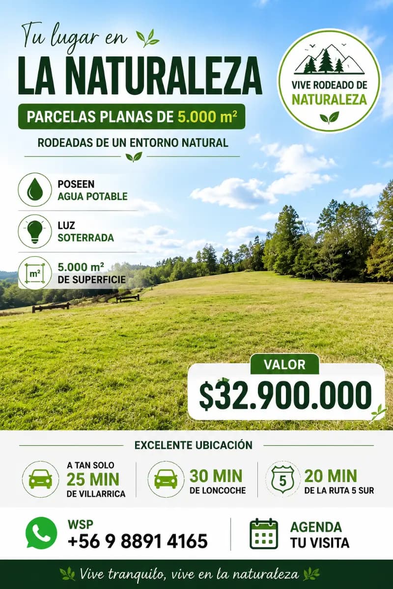 Cam Villarrica, Loncoche, Región de La Araucanía 4970000, Chile