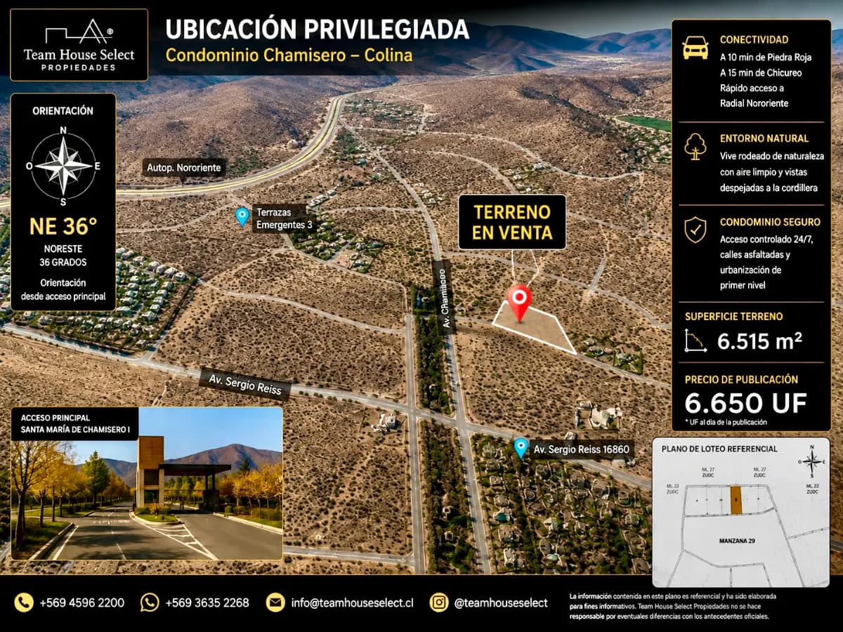 Av. Chamisero, Colina, 9340000, Chile