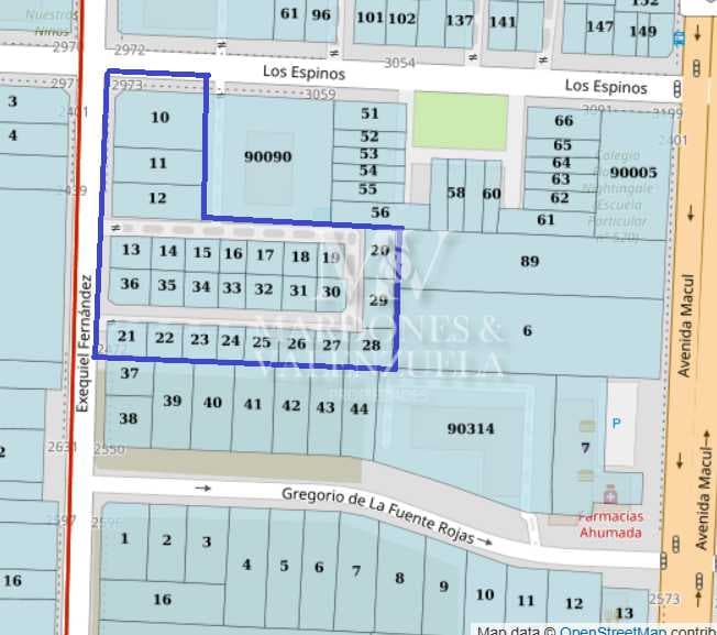 Paño inmobiliario 6.800 m2. Zona Residencial (173802)