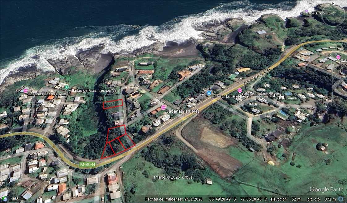 Pelluhue terrenos urbanos desde 300m2 (116741)