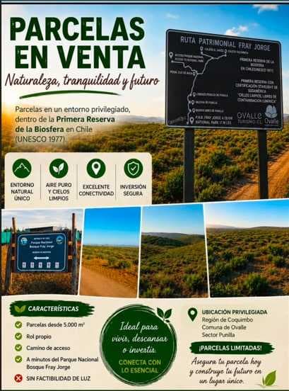 Vendo Parcelas Loteadas Cerca Parque Fray Jorge (180726)