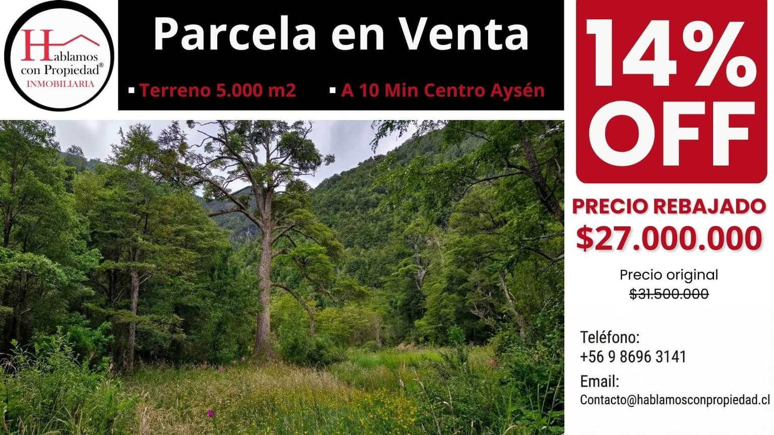 Parcela Camino a Bahia Acantilada - Aysén (172839)